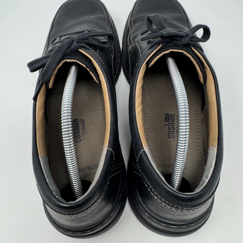 Clarks Black Leather Comfort Cushion Shoes Lace Up Oxford Men's‎ Size 11 M - Picture 14 of 16